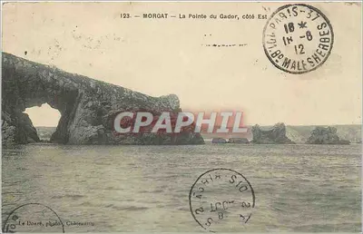 Morgat — A Ponta do Gador, lado Leste — Le Boaré, foto, Châteautun