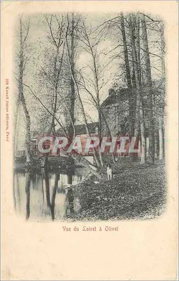 Vista do Loiret em Olivet — editor Kunnall, Paris, n° 208