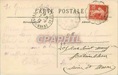 Pointe de Penmarch — Baie de la Torche — Étude de Lames par Tempête — Collection Villard, Quimper — Rewers