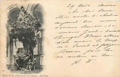 Malines - Igreja N.-D. de Hanswyck, a Cátedra - ND Pbot