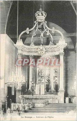 La Bazoge — Interior da Igreja — A.F. Laclau, Toulouse