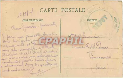 Fontaine le Coup-de-Sabre — Okolice Grenoble — Zbiór R. Grenoble — Rewers