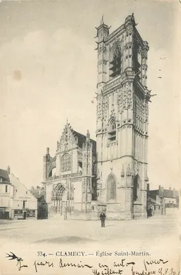 Clamecy — Igreja de São Martinho — Editor LEBET-THÉRAL, n° 334