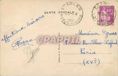 Étabelles - A Praia dos Godelins — A.W. 2618 — Verso