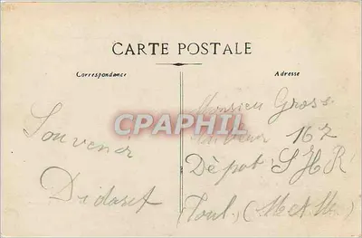 Avignon - Jardim do Rocher des Doms — editor não identificado, número de série não visível — Verso