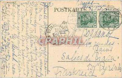 Alt-Wiesbaden no ano de 1840 — segundo Stahlschich — Velho Kurssaal (fachada frontal) — Verso