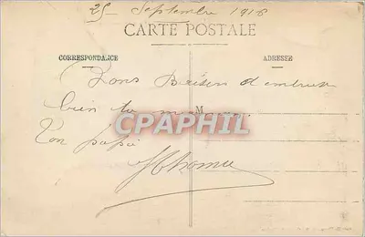 Lunéville — O Castelo visto dos Bosquets — Luzéville-Photo, P. R., 13, Pl. da Igreja — Verso