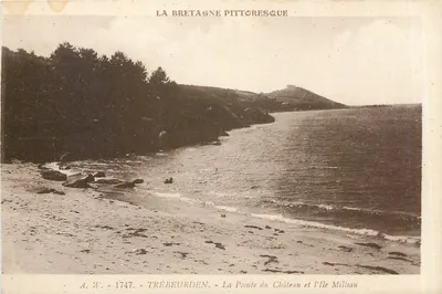 Trébeurden - A Ponta do Castelo e a Ilha Milliau — A.W. - 1747
