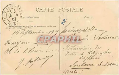 Vitry-le-François — Colégio dos Garçons — Éd. Lablanc, editor Vitry-le-François — Verso