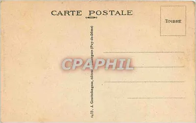 Mont-Dore - Wielka Kaskada — Auvergne — Wydawca J. Gouttefangeas — Rewers
