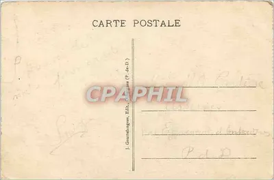 Arredores do Mont-Dore — O Lago PAVIN — g. d'o. 1455 — Verso
