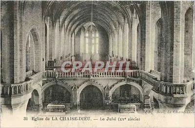 Igreja de LA CHAISE-DIEU — O Jubé (século xv) — Edit. Beât, La Chaise-Dieu