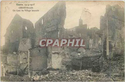 Gerbéviller — Um Canto do Village Incendiado — Visé-Nancy A. 2892