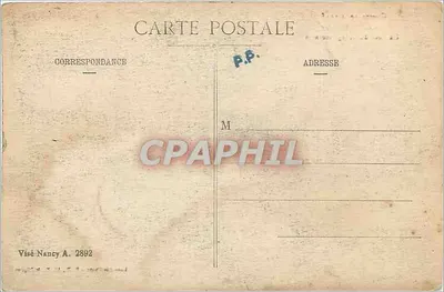 Gerbéviller — Um Canto do Village Incendiado — Visé-Nancy A. 2892 — Verso