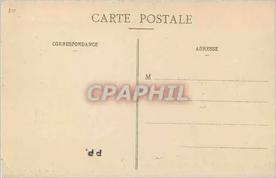 Gerbéviller — O Castelo após o bombardeio em 1914 — Bastien, lib. - Lunéville — Verso