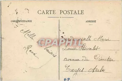 Pamiątkowy pomnik ofiar wojny 1870-71 — Tolbiac — wydawca Toquillustré, numer seryjny nie widoczny — Rewers