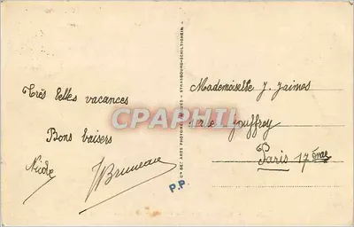 Arcachon - Côte d'Argent - Kasyno Maureskie — wydawca ARA, nr 62 — Rewers