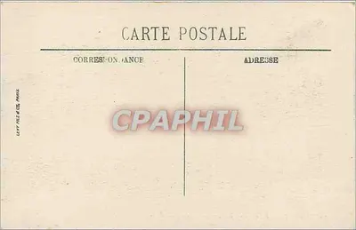 Compiègne — Façada Zamku nad Parkiem — N. G. — Rewers