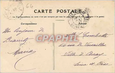 Biarritz — Solne Termale i Hotel Termalny — Wydawca: Graphphil — Rewers
