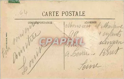 Biarritz — Vista geral da Promenade e da Praia — LL. — Verso