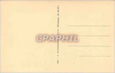 Praia do Lago Chambon — A Auvergne — J. Gouttefangeau, editor, n° 1462 — Verso