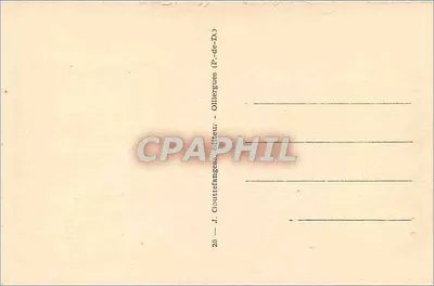 Spiaggia del Lago CHAMBON — L’Auvergne Poétique — J. Gouttiérange, editore — Verso
