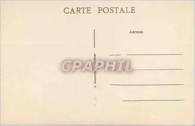 Queda de Adão e Eva — Basílica de São Benedito sobre o Loire (Loiret) — Capítulo do Santuário (século XII) — Adão e Eva no Paraíso Terrestre — L. Lesormeaux, Orléans — Verso