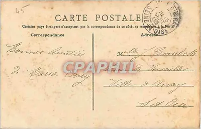 Orléans - Jeanne d'Arc, autorstwa Foyatiera — wydawca B.F. Paris, n°8 — Rewers