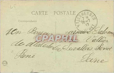 Malesherbes - Rochers do Carquelin — Ch. B. n° 154 — Verso