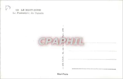 Funicular Capucin — Mont-Dore — Réal-Photo — Rewers
