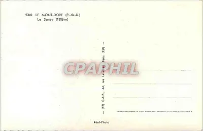 Le Sancy — Mont Dore (P.de.D.) — C.A.P. Parigi — Verso
