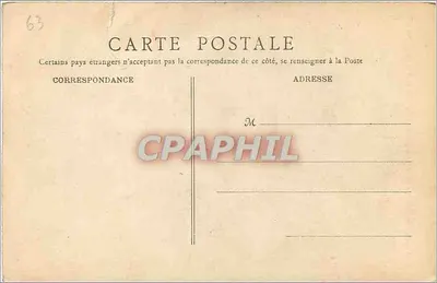 Le Mont-Dore — Funicular widziany z drogi Melchi-Roze — B. F., Paris — Rewers