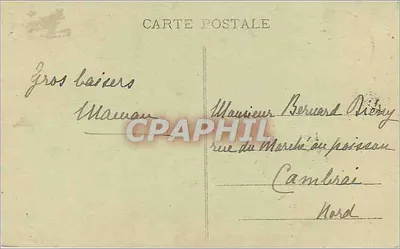 Amiens — Katedra — Dziecię płaczące — R. Caron, fotograf i wydawca, Amiens — Rewers