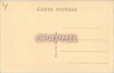 Castelo de Versailles — A Cour de Marbre — Braun & Cie, Paris, n°3 — Verso