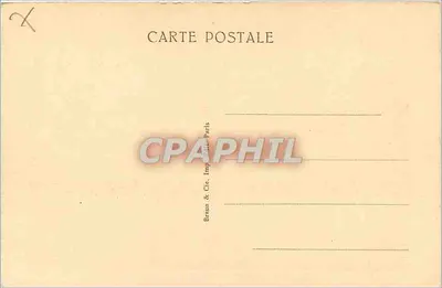 Park Versailles — Panorama Zamku — Braun & Cie, Paryż — Rewers
