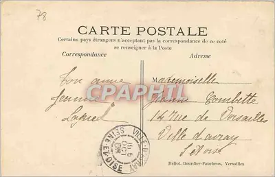 Versailles — Muzeum Samochodów — nr 147 — Rewers