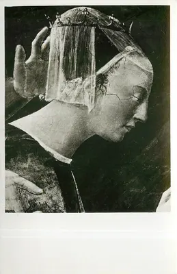 Arezzo - Igreja de S. Francisco — A Rainha Saba (detalhe do afresco de Piero della Francesca)