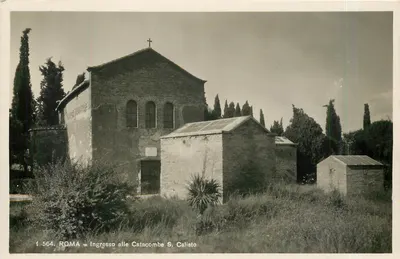 Roma — Ingresso alle Catacombe S. Calisto — Drunner & Drunner, n° 1564