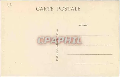 O Menhir de Pierre-Longue — Le Croisic (Loire-Inf) — F. Chapeau, editor Nantes — Verso