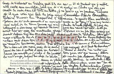 Fontana del XIII secolo — Lacaune-les-Bains (Tarn) — editore APA — Verso