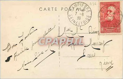 Vale de CHEVREUSE — DAMPIERRE (S.-et-O.) — O Castelo — Verso