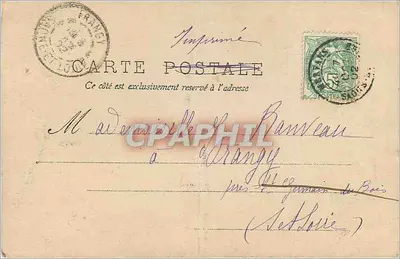 एक बच्चा मठिया के वस्त्र में — 1902 — ए.एन. पेरिस — पीछे