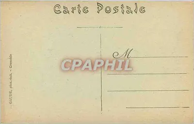 Uriage-les-Bains — O Castelo e o Forte dos Quatro Senhores — GAUDE, Grenoble — Verso