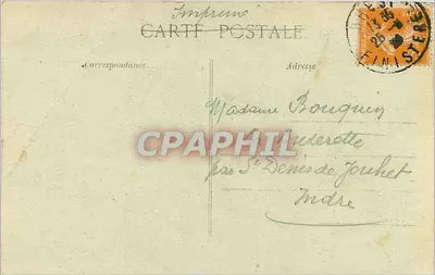 Brest — Zamek — Imprimerie Carte Postale — Rewers