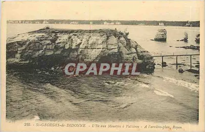 Ilha das Monnettes em Vallières - No fundo, Royan - Si-GEORGES-de-DIDONNE