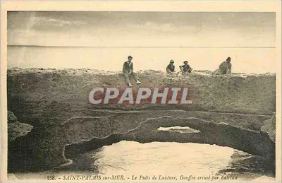 Saint-Palais-sur-Mer — O Poço de Lauture, Abismo escavado pelo Oceano — G. Varraud, Nantes
