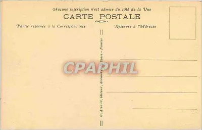 St-Palais-sur-Mer — A Concha sob a luz da lua — G. Artiaud, n° 438 — Verso