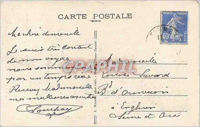 La Giettaz — Uma Vila Alpina — L. Morand fot.-edit. - Megève (Haute-Savoie) n°689 — Verso