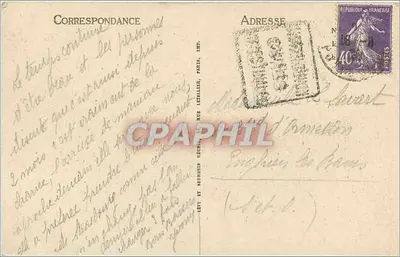 Châtel-Guyon — Widok na kalwarię — LL — Rewers
