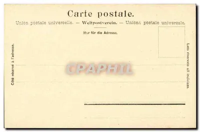 Lausanne - O Monumento de A. Vinet — Sociedade de Belas-Letras, n° 2238 — Verso